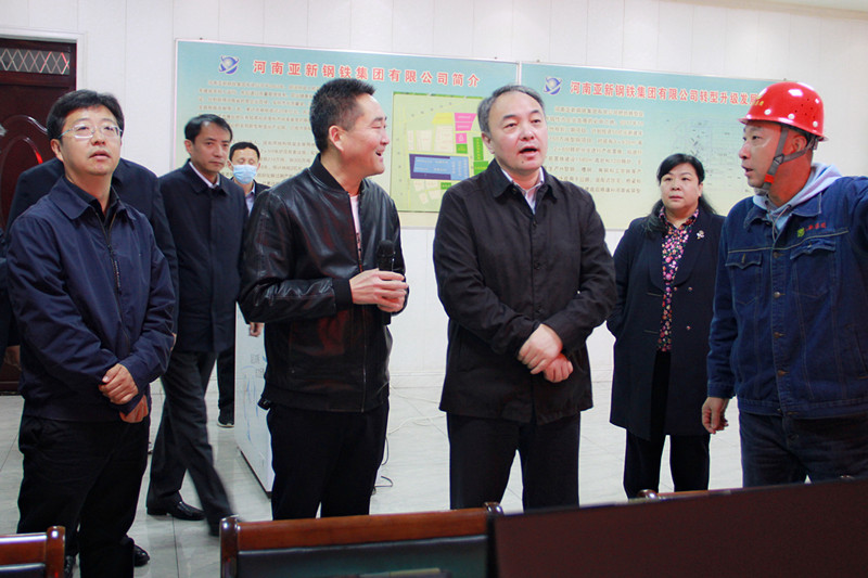 省商务厅马健厅长调研指导汤阴县灾后恢复重建工作