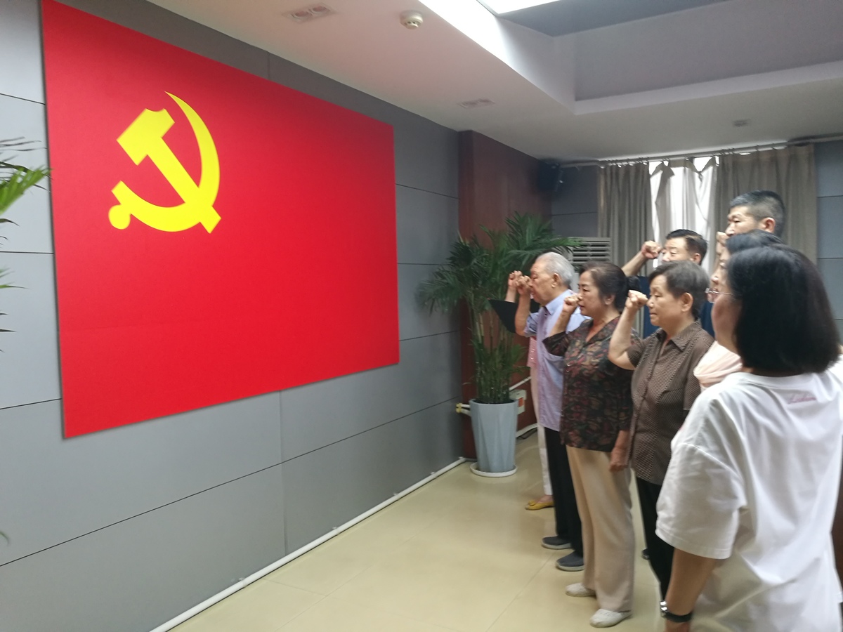 市国动办离退休党支部开展庆“七一”暨“赞辉煌成就 聚银发力量”主题党日系列活动