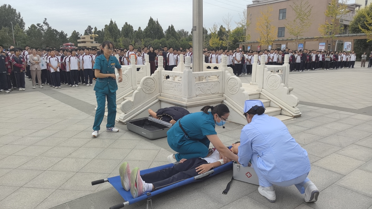 安阳市国防动员系统 “9·18”防空警报试鸣疏散演练暨“全民国防教育月”活动正式启动