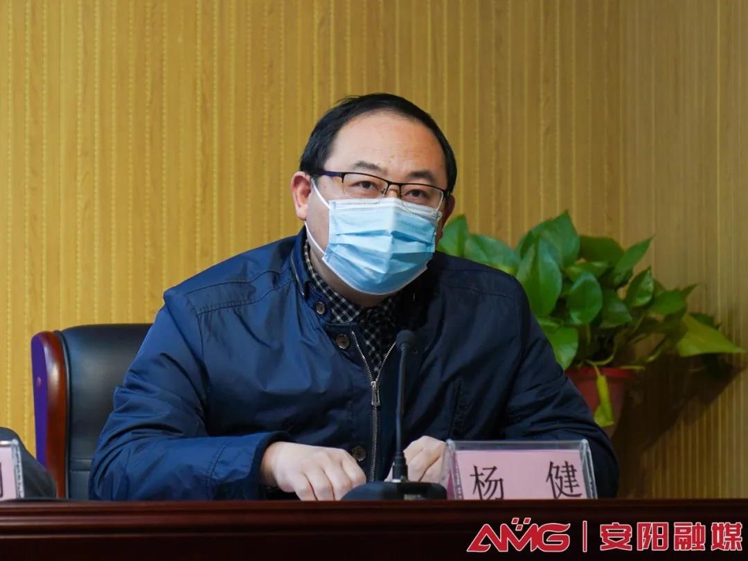 汤阴县委宣传部常务副部长杨健(安阳融媒记者 冀坤 摄)安阳融媒报道组