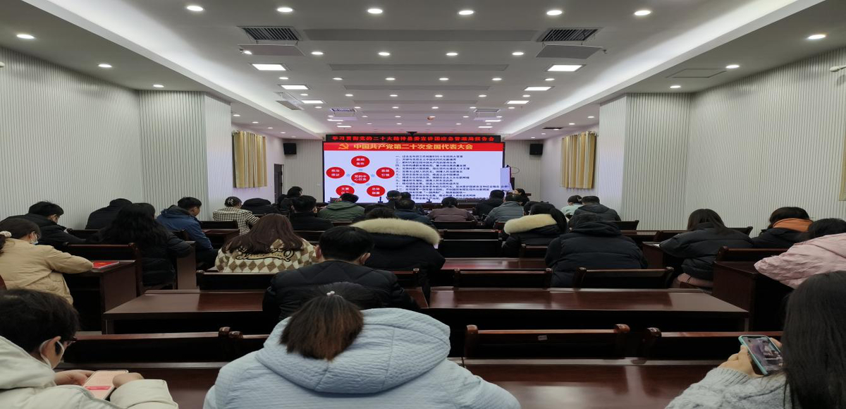 汤阴县应急管理局学习贯彻党的二十大精神县委宣讲团报告会