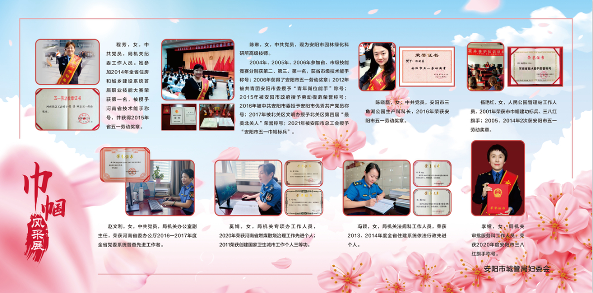 安阳城市管理局举办庆祝“三八”国际劳动妇女节巾帼风采展‘bat365官网登录’(图7)