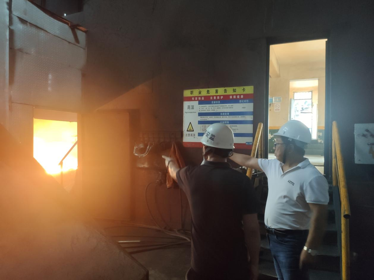 殷都区应急管理局开展钢铁企业外包作业专项服务检查