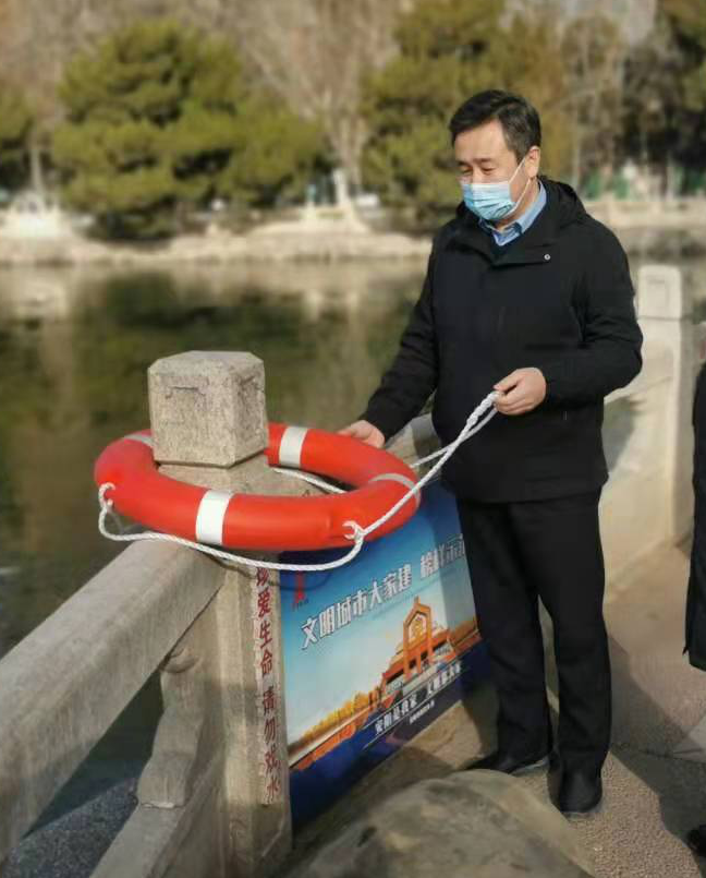 安阳城市管理局主要领导调研春节期间安全管理工作