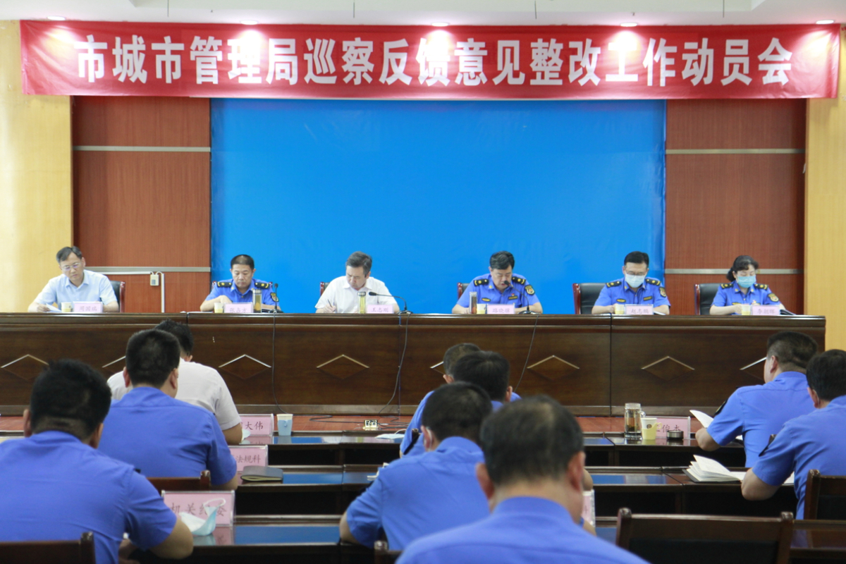 安阳城市管理局动员部署市委巡察反馈问题整改工作